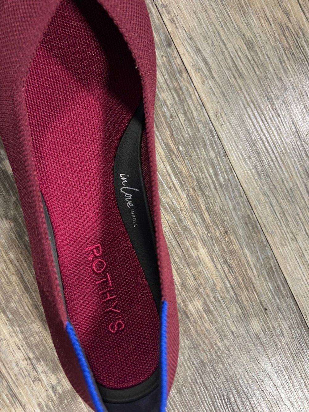 NWT Rothy’s Maroon Red Pointed Flats - Picture 5 of 5